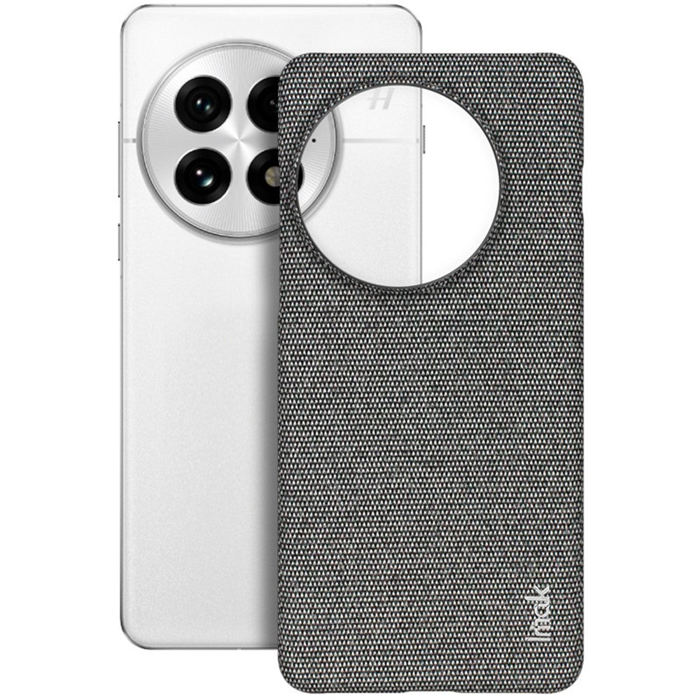 IMAK Ruiyi-serien för OnePlus 13-skal i tyg, textur, läder + PC-baksida för mobil