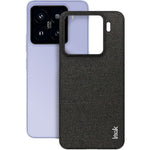 IMAK Ruiyi Series for Xiaomi 15 / 15 Custom Edition Case Fabric Texture Leather+PC Phone Back Cover