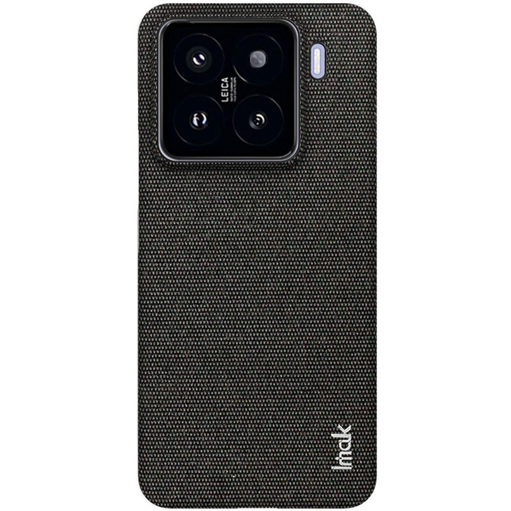IMAK Ruiyi Series for Xiaomi 15 / 15 Custom Edition Case Fabric Texture Leather+PC Phone Back Cover