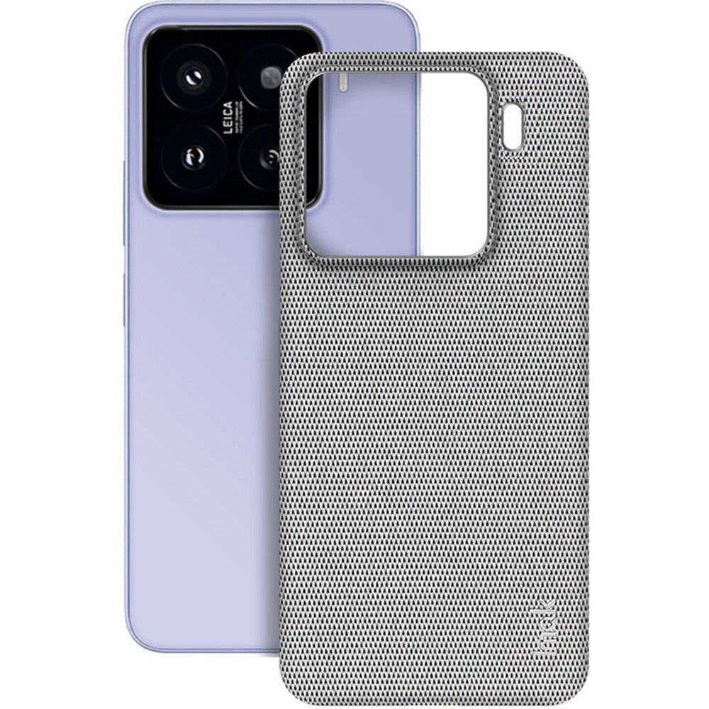 IMAK Ruiyi Series for Xiaomi 15 / 15 Custom Edition Case Fabric Texture Leather+PC Phone Back Cover