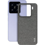 IMAK Ruiyi Series for Xiaomi 15 / 15 Custom Edition Case Fabric Texture Leather+PC Phone Back Cover