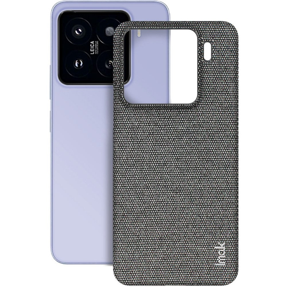 IMAK Ruiyi Series for Xiaomi 15 / 15 Custom Edition Case Fabric Texture Leather+PC Phone Back Cover
