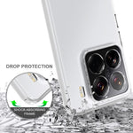 For Xiaomi 15 Pro Clear Phone Case TPU+Acrylic Shockproof Phone Back Cover