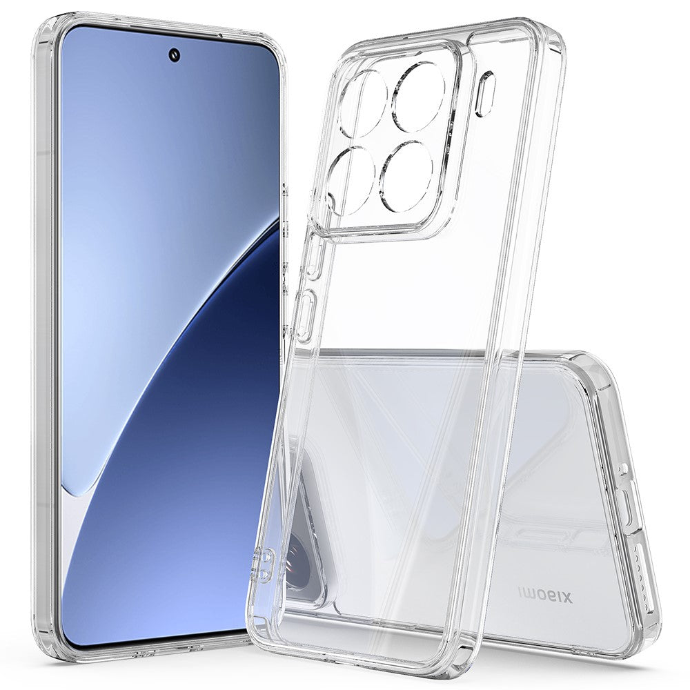 For Xiaomi 15 Pro Clear Phone Case TPU+Acrylic Shockproof Phone Back Cover