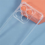 For Xiaomi 14T Case Reinforced Corner TPU Clear Phone Cover with Lanyard