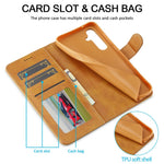 LC.IMEEKE For Samsung Galaxy S25 Case Calf Texture PU Leather Stand Wallet Phone Cover