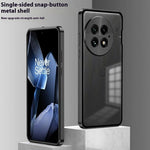 OnePlus 13 Matt Skal Aluminiumlegering + PC mobilskal Pop-up Snap Lock