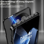 OnePlus 13 Matt Skal Aluminiumlegering + PC mobilskal Pop-up Snap Lock