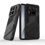 For Xiaomi 15 Pro Case PC+TPU Shockproof Phone Cover with Kickstand