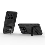For Xiaomi 15 Pro Case PC+TPU Shockproof Phone Cover with Kickstand