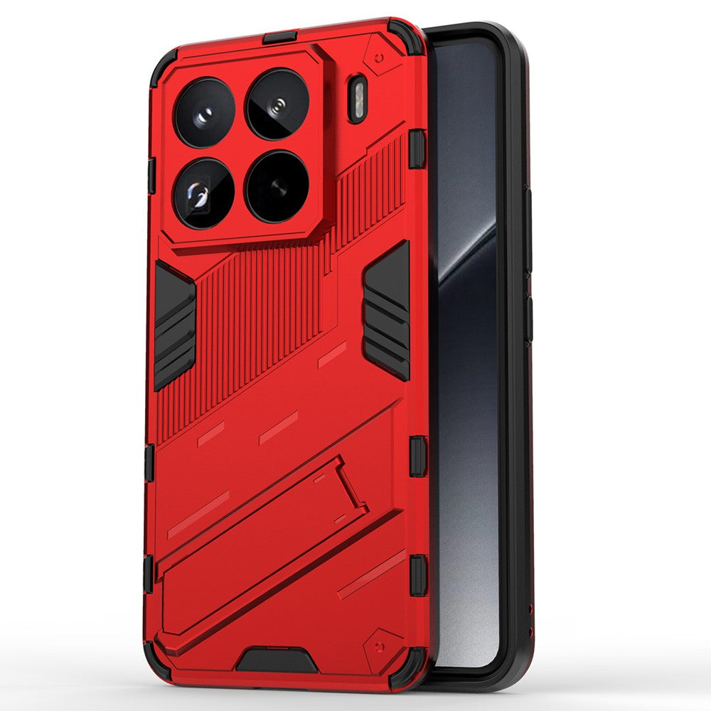 For Xiaomi 15 Pro Case PC+TPU Shockproof Phone Cover with Kickstand