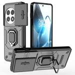 Til OnePlus 13 Cover PC+TPU Kickstand Telefonbeskytter med Linsecover