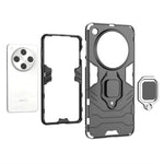 For Oppo Find X8 Pro 5G Case PC+TPU Protective Phone Cover with Ring Kickstand