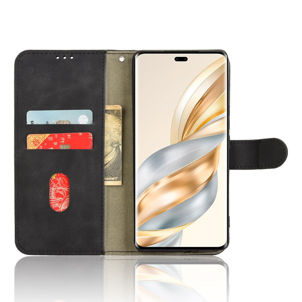 Läderfodral för Honor X60 Pro 5G / Magic7 Lite 5G / X9c 5G, fallskyddande plånbok med fällbart läderfodral