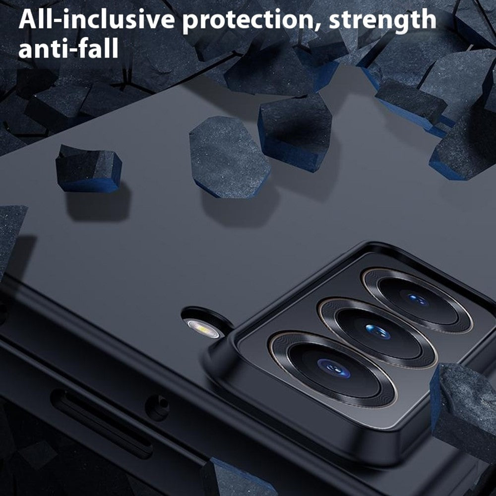 Til Samsung Galaxy Z Fold Special Cover Hud-lignende Tekstur Hård PC Foldecover