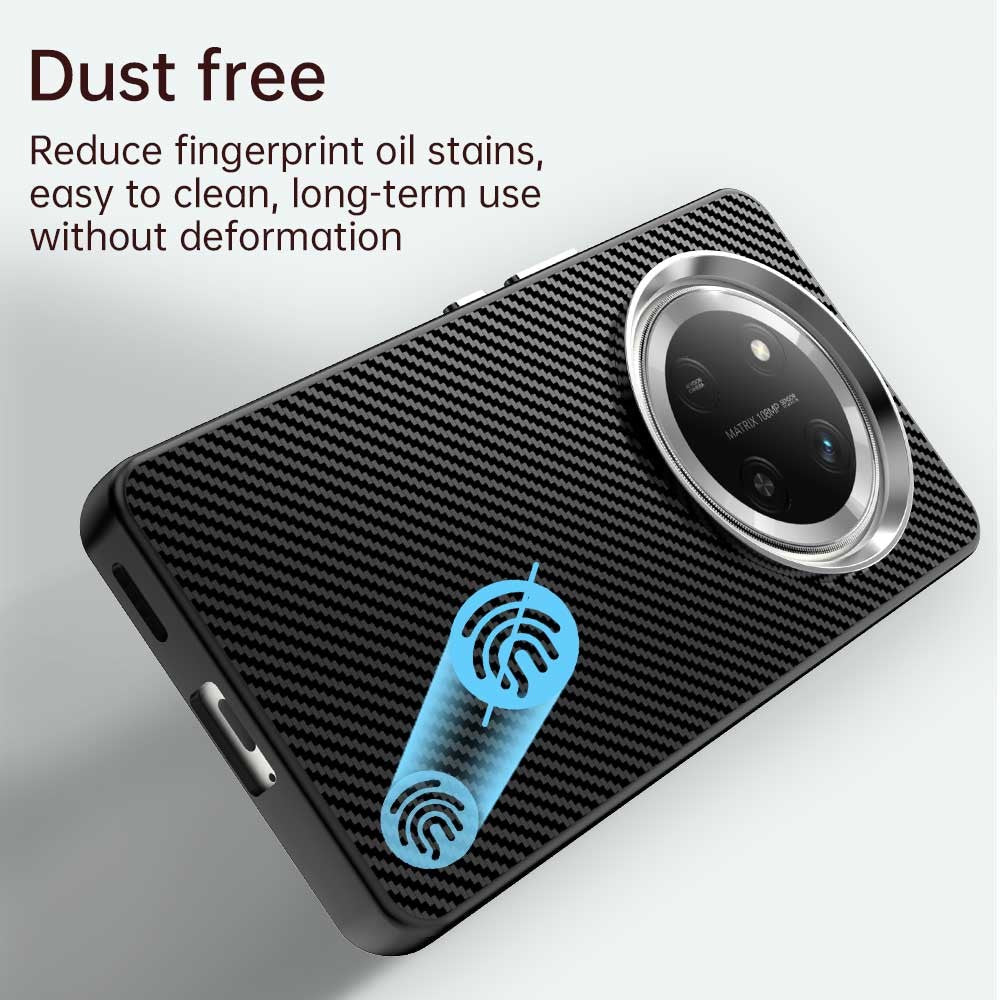 For Honor X60 Pro 5G / X9c 5G / Magic7 Lite 5G Case Cell Phone Hybrid Back Cover Carbon Fiber Texture