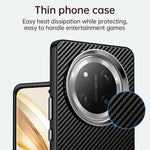 For Honor X60 Pro 5G / X9c 5G / Magic7 Lite 5G Case Cell Phone Hybrid Back Cover Carbon Fiber Texture