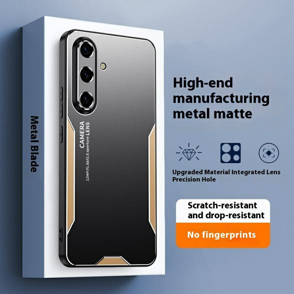 For Samsung Galaxy A26 5G Phone Case Aluminum Alloy TPU PC Back Cover