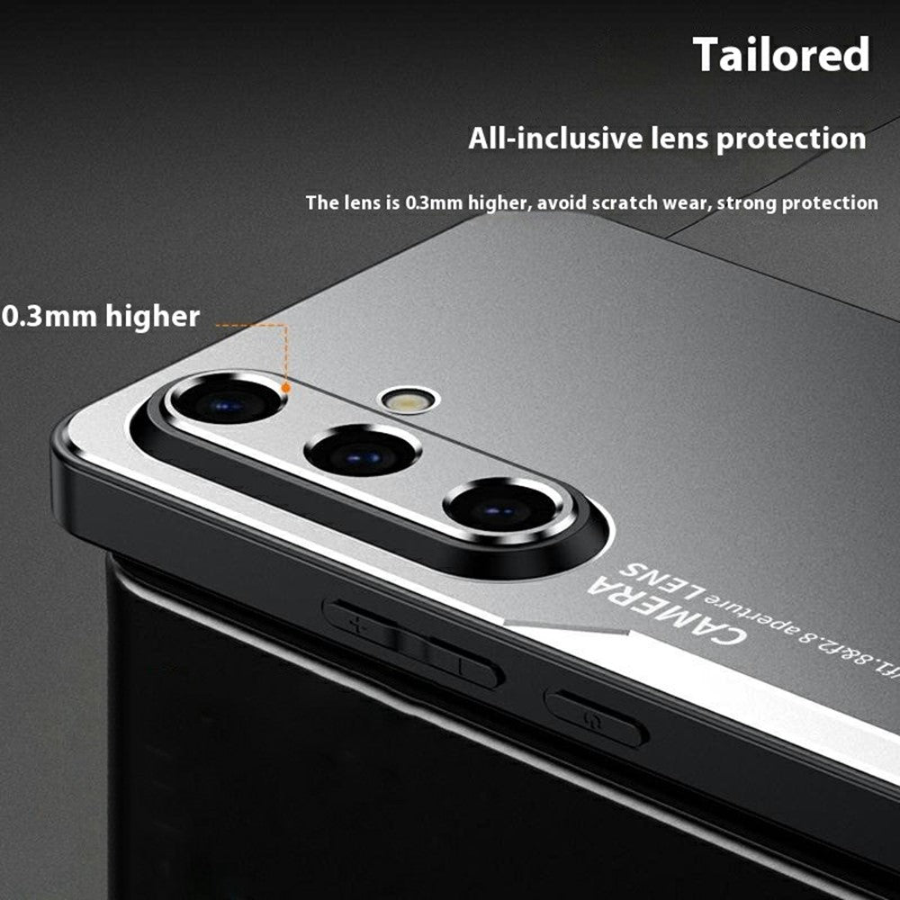 Samsung Galaxy A16 4G / 5G mobilskal Aluminiumlegering TPU PC Baksida