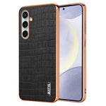 AZNS For Samsung Galaxy A36 5G Case Electroplating Crocodile Texture PU+TPU Phone Cover