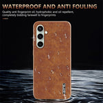 AZNS For Samsung Galaxy A36 5G Case Electroplating Crocodile Texture PU+TPU Phone Cover