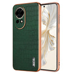 AZNS For Huawei nova 13 5G Case Electroplating Crocodile Texture PU+TPU Phone Cover
