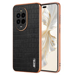 AZNS För Huawei Nova 13 Pro 5G Skal Elektroplätering Krokodilstruktur PU+TPU mobilskal