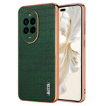 AZNS För Huawei Nova 13 Pro 5G Skal Elektroplätering Krokodilstruktur PU+TPU mobilskal