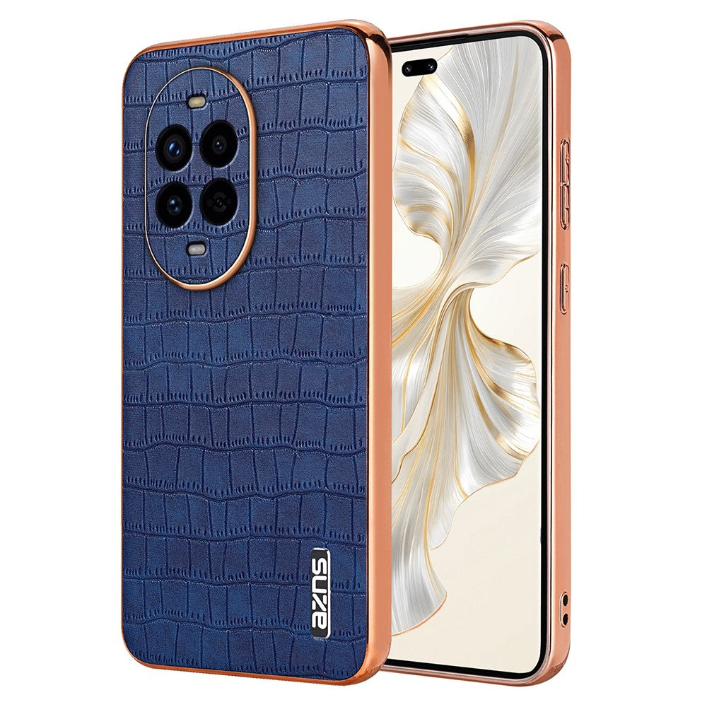 AZNS For Huawei nova 13 Pro 5G Case Electroplating Crocodile Texture PU+TPU Phone Cover