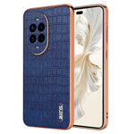 AZNS För Huawei Nova 13 Pro 5G Skal Elektroplätering Krokodilstruktur PU+TPU mobilskal