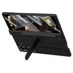 Til Samsung Galaxy Z Fold Special Cover Støtteben Håndledsrem PC Telefoncover med hærdet glasfilm