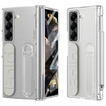 Til Samsung Galaxy Z Fold Special Cover Støtteben Håndledsrem PC Telefoncover med hærdet glasfilm
