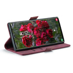 CASEME 013 Series For Samsung Galaxy S25 Ultra Case Card Holder Stand Leather Phone Cover