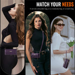 CASEME For iPhone 14 Pro Max Case  C39 RFID Blocking Zipper Wallet Stand Leather Cover with Strap