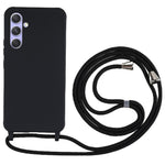 For Samsung Galaxy S25+ Case TPU Soft Shockproof Phone Cover with Adjustable Lanyard