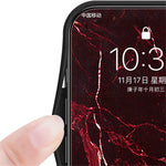 Til Samsung Galaxy A36 5G Cover Marmormønster Hærdet Glas + PC + TPU Beskyttende Telefoncover