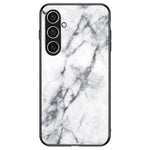 For Samsung Galaxy A56 5G Case Marble Pattern Tempered Glass + PC + TPU Protective Phone Cover