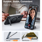 TORRAS Ostand L1 Series For Samsung Galaxy S25+ Magnetic Case Kickstand TPU+PC Phone Cover