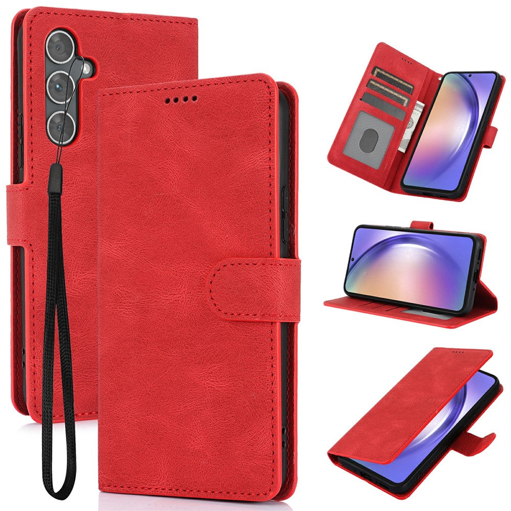 For Samsung Galaxy A26 5G Case PU Leather Phone Cover with Wallet Stand View