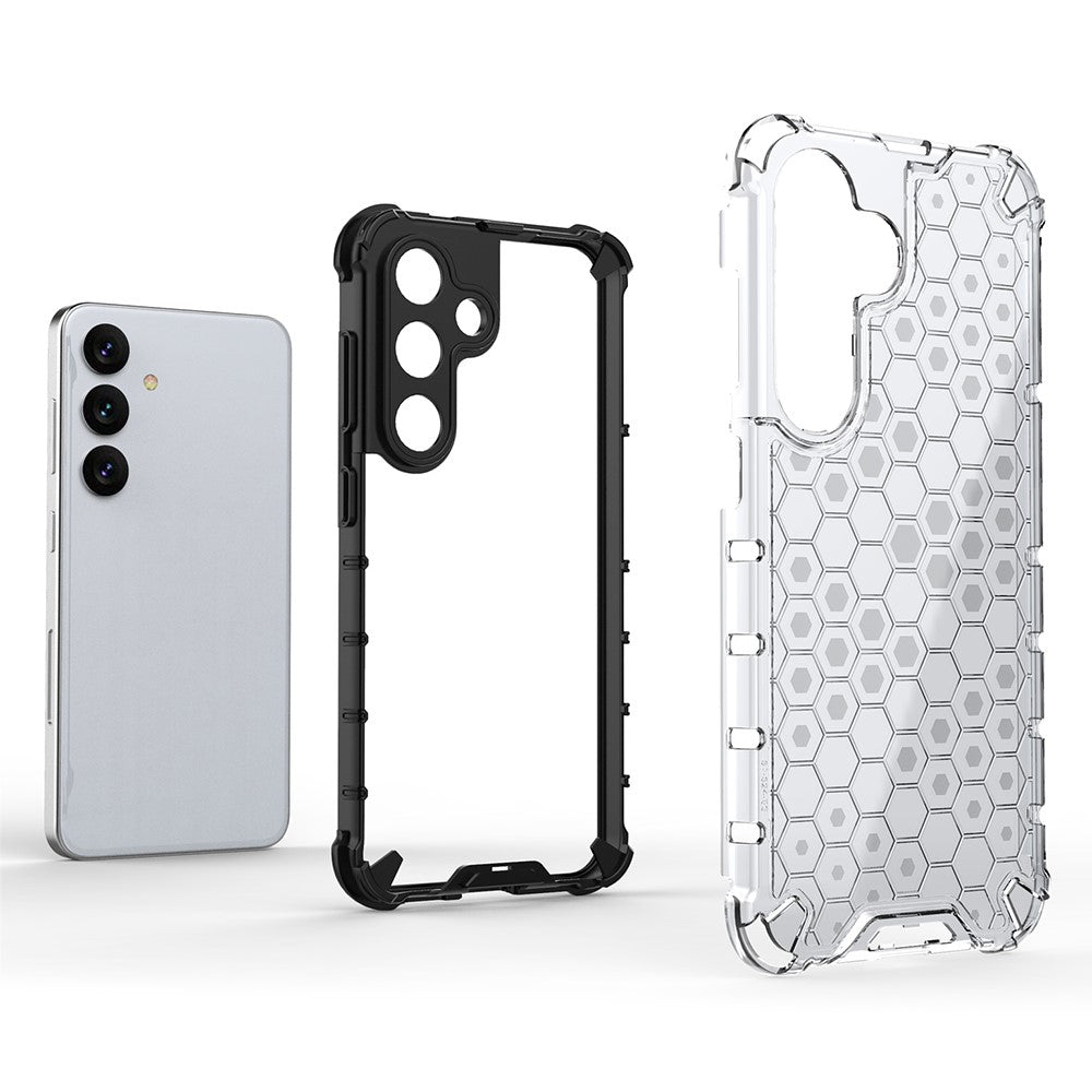For Samsung Galaxy A26 5G Case PC+TPU Phone Cover Honeycomb Shape