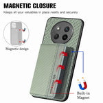 For Honor X60 Pro 5G / Magic7 Lite 5G / X9c 5G Case RFID Blocking Card Holder Leather+PC+TPU Phone Cover
