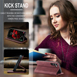 CASEME Til Samsung Galaxy S25+ Etui 013 Series Kortholder Stand Læder Telefoncover