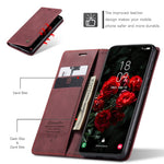 CASEME Til Samsung Galaxy S25+ Etui 013 Series Kortholder Stand Læder Telefoncover