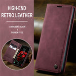 CASEME Til Samsung Galaxy S25+ Etui 013 Series Kortholder Stand Læder Telefoncover