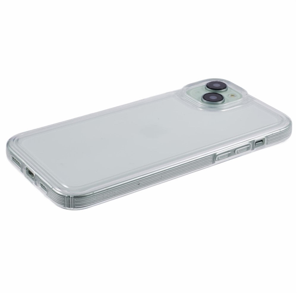 For iPhone 15 Plus Case HD Clear Soft TPU Phone Back Cover Airbag Protection