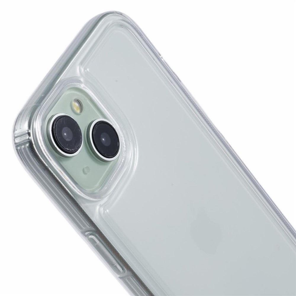 For iPhone 15 Plus Case HD Clear Soft TPU Phone Back Cover Airbag Protection