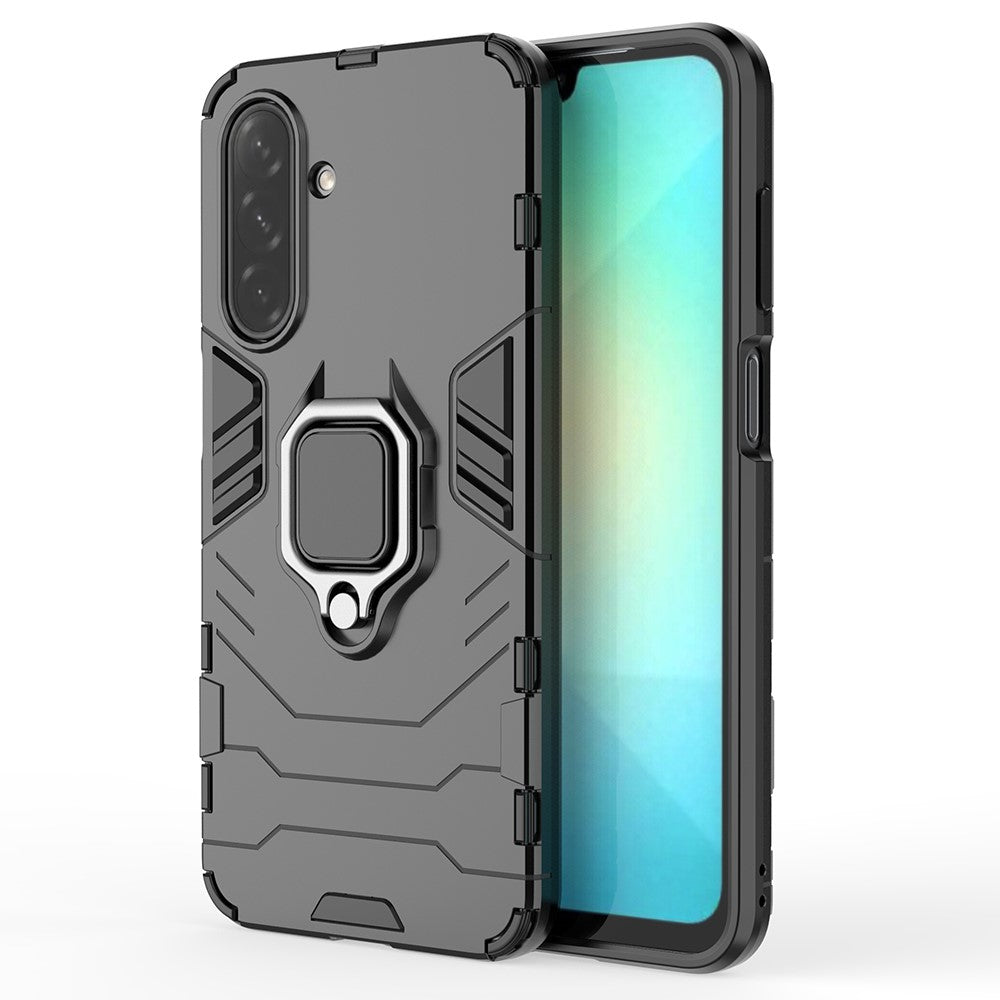 Samsung Galaxy A26 5G-skal PC+TPU-skyddande mobilskal med ringstativ