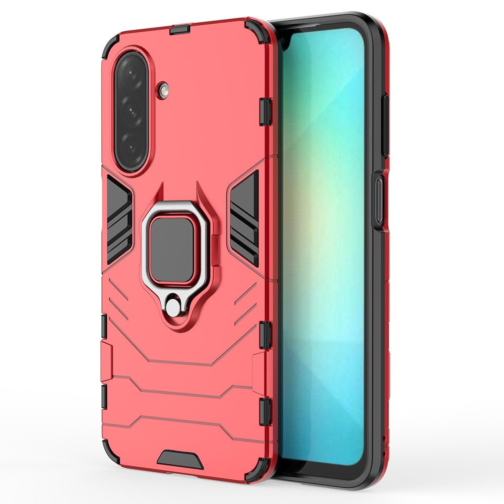 Samsung Galaxy A26 5G-skal PC+TPU-skyddande mobilskal med ringstativ