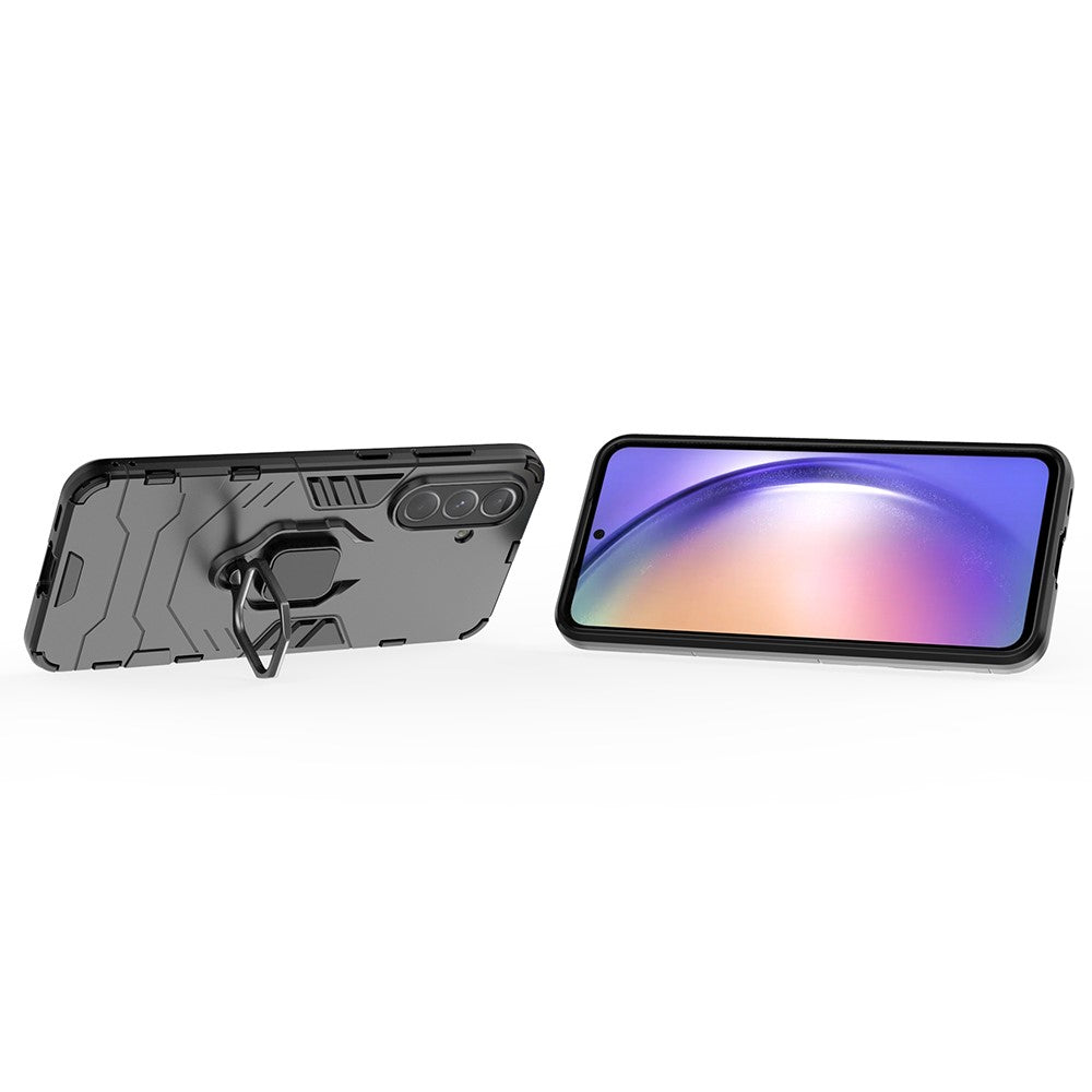 Samsung Galaxy A36 5G-skal PC+TPU-skyddande mobilskal med ringstöd