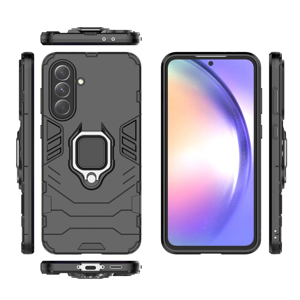 Samsung Galaxy A36 5G-skal PC+TPU-skyddande mobilskal med ringstöd